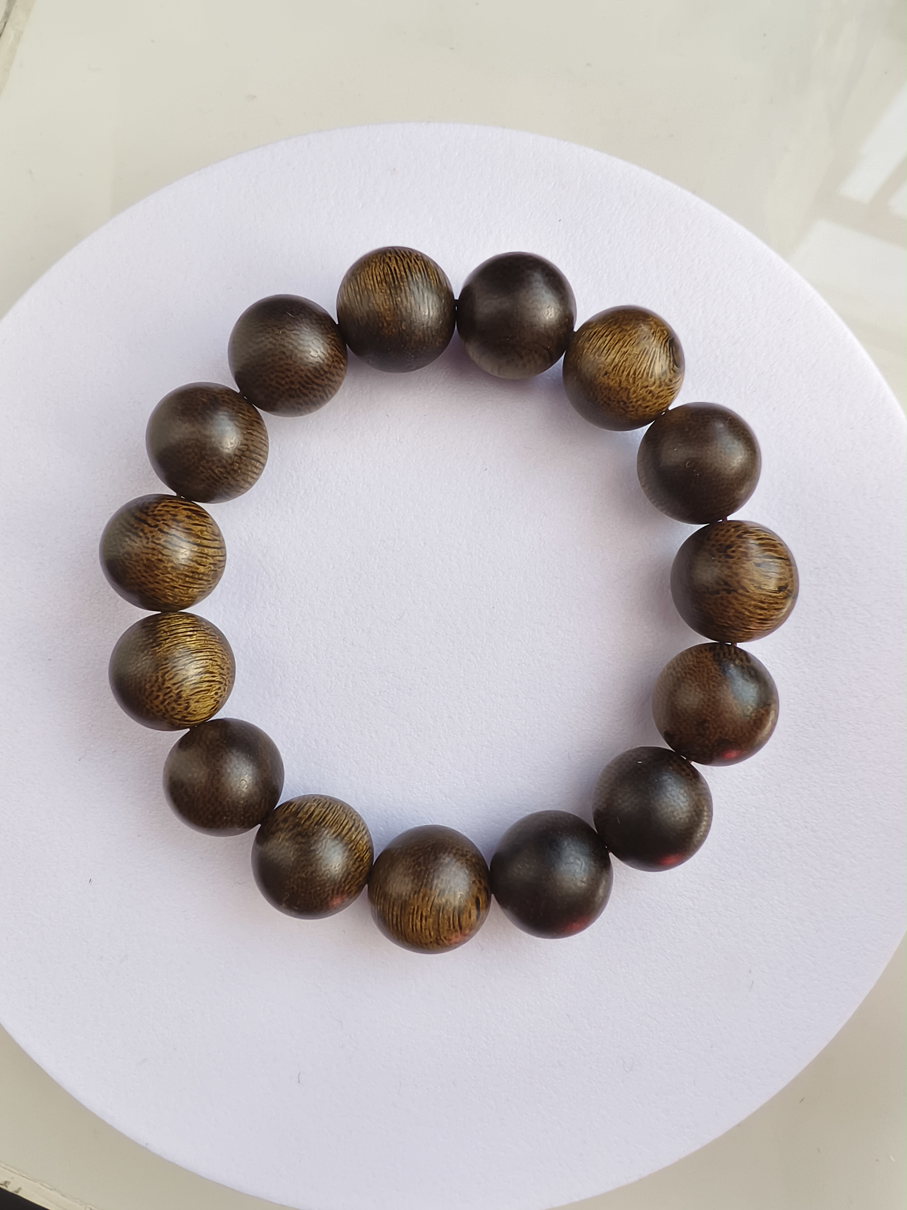 沉香手串 1.4单圈白奇楠  一物一证 先鉴定后发货