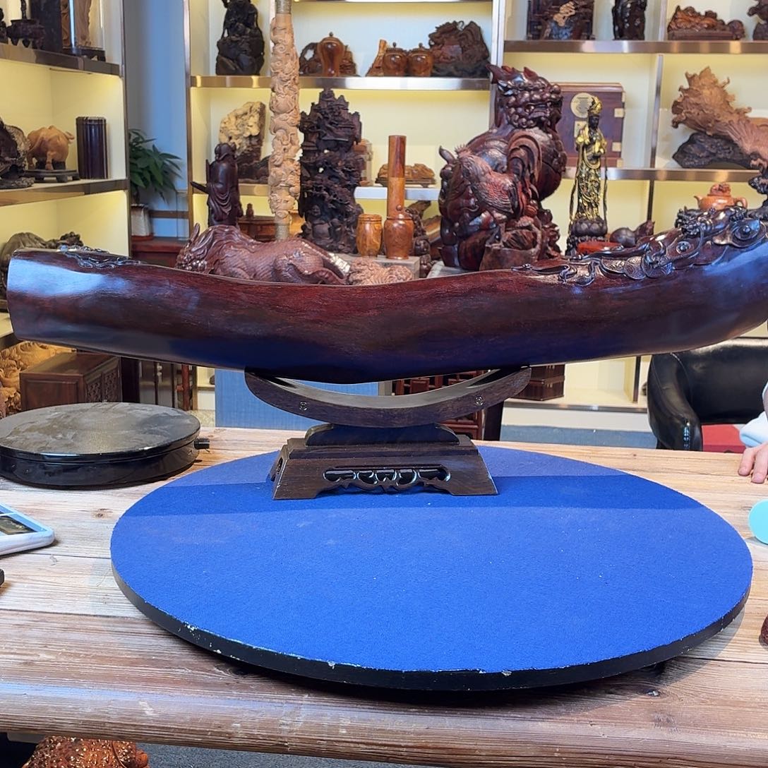 锋***紫檀木类端景台紫檀