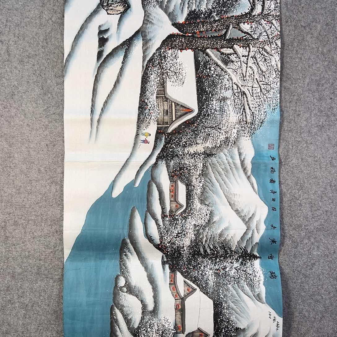 国画885 花鸟在此鸣叫时还要一