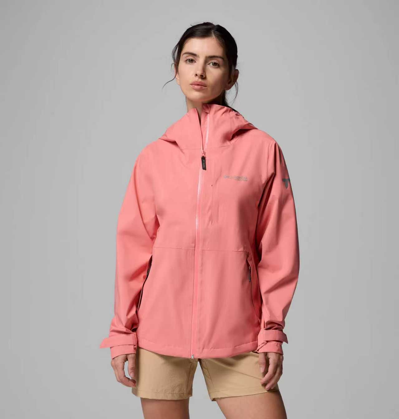 Columbia哥伦比亚美版女士钛金系列Ampli-Dry™ II 硬壳冲锋衣