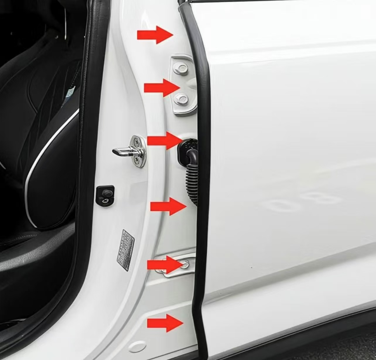 【小宇奥迪车品】奥迪全系专用车门b柱缝隙隔音防尘防撞密封条