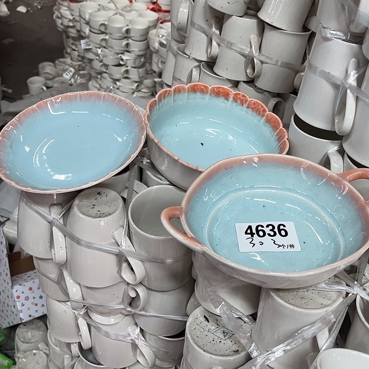搪瓷微瑕外贸陶瓷4636