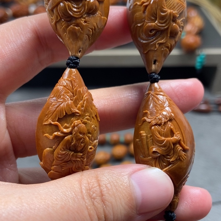 橄榄核手串/手链琴棋书画定制