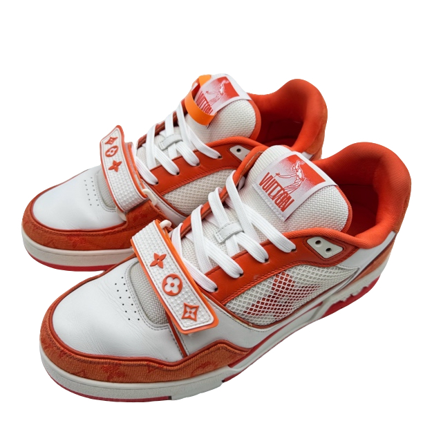 95新 LouisVuitton/路易威登 42.5码魔术贴trainer97新vv646