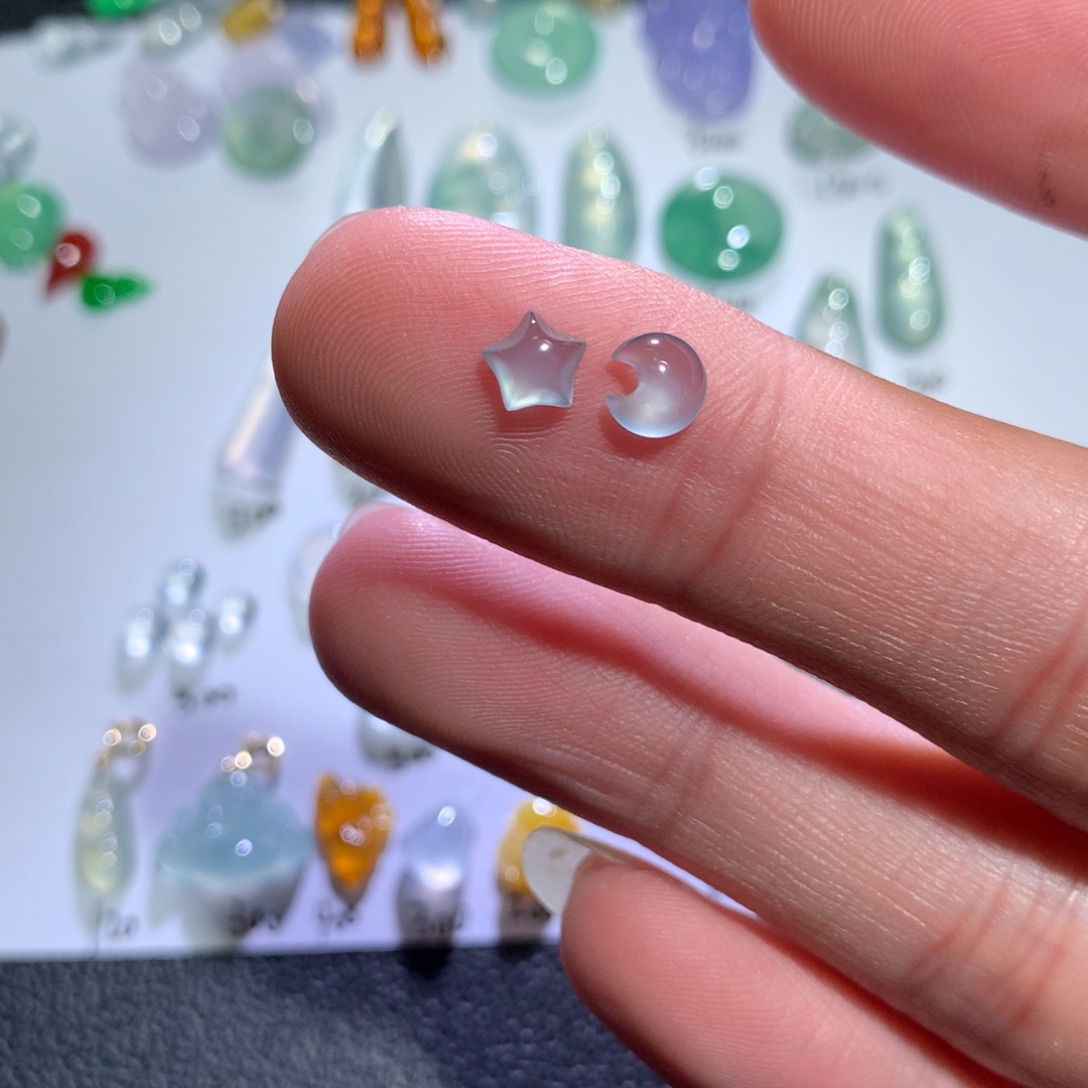 翡翠裸石天然a货翡翠多宝