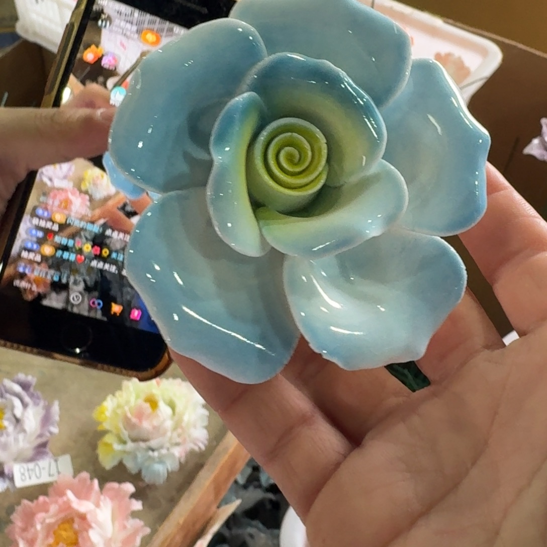 瑕疵1825 陶瓷花拍满20元发货，退款的拉黑