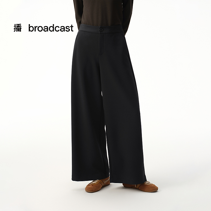 【商场同款】播后腰抽褶垂感慵懒显瘦休闲裤BDS4KD3524