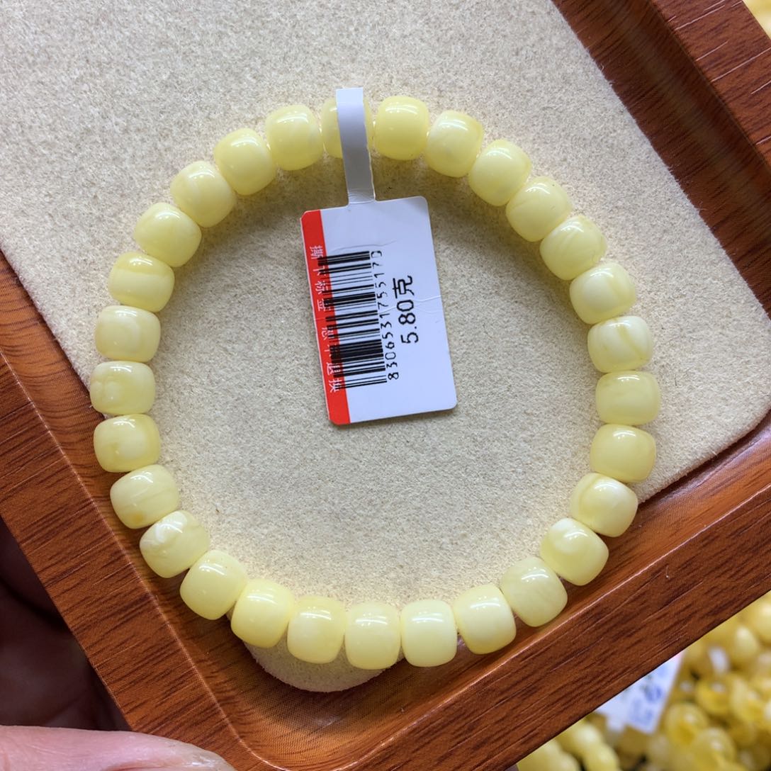 蜜蜡手链未镶嵌蜜蜡