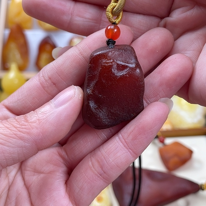 蜜蜡项链未镶嵌7.5克