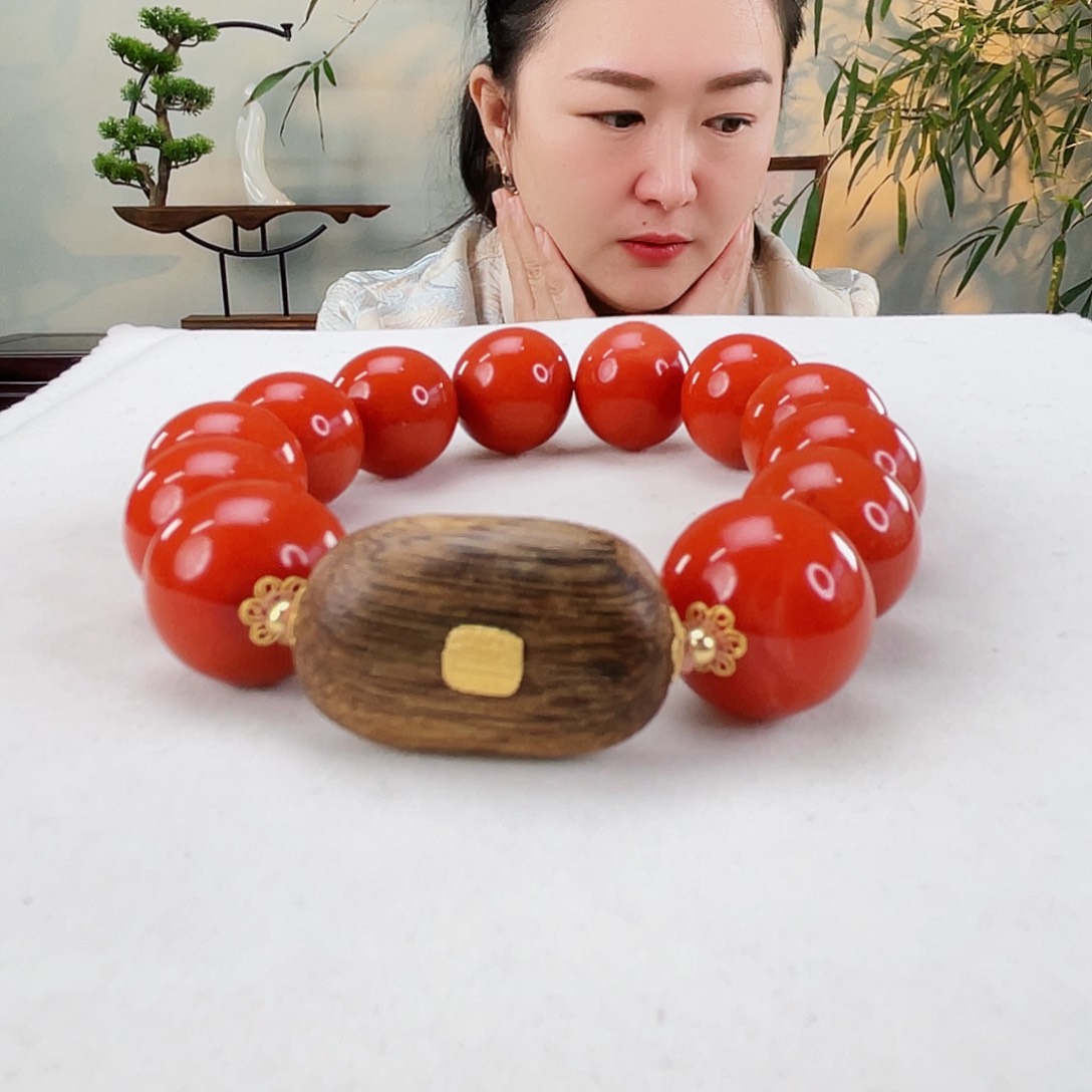 南红玛瑙手链未镶嵌南红15