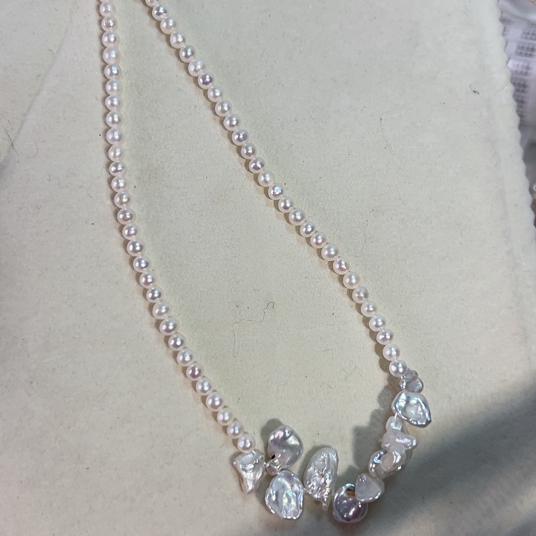 淡水珍珠设计款珠宝银S925镶嵌