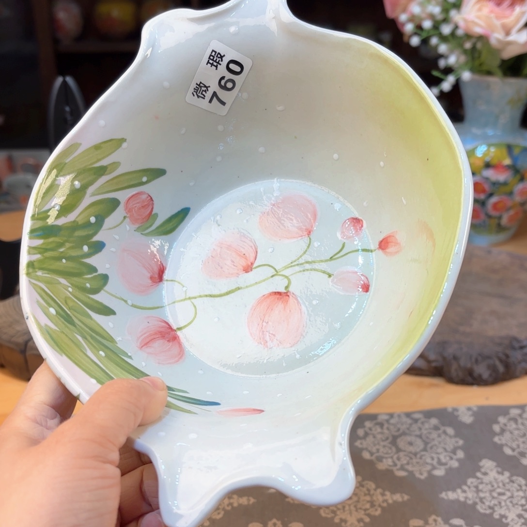 景德镇手绘高温釉下彩陶瓷茶具