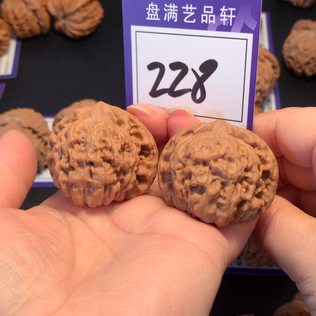 文玩核桃把件228官帽4.1