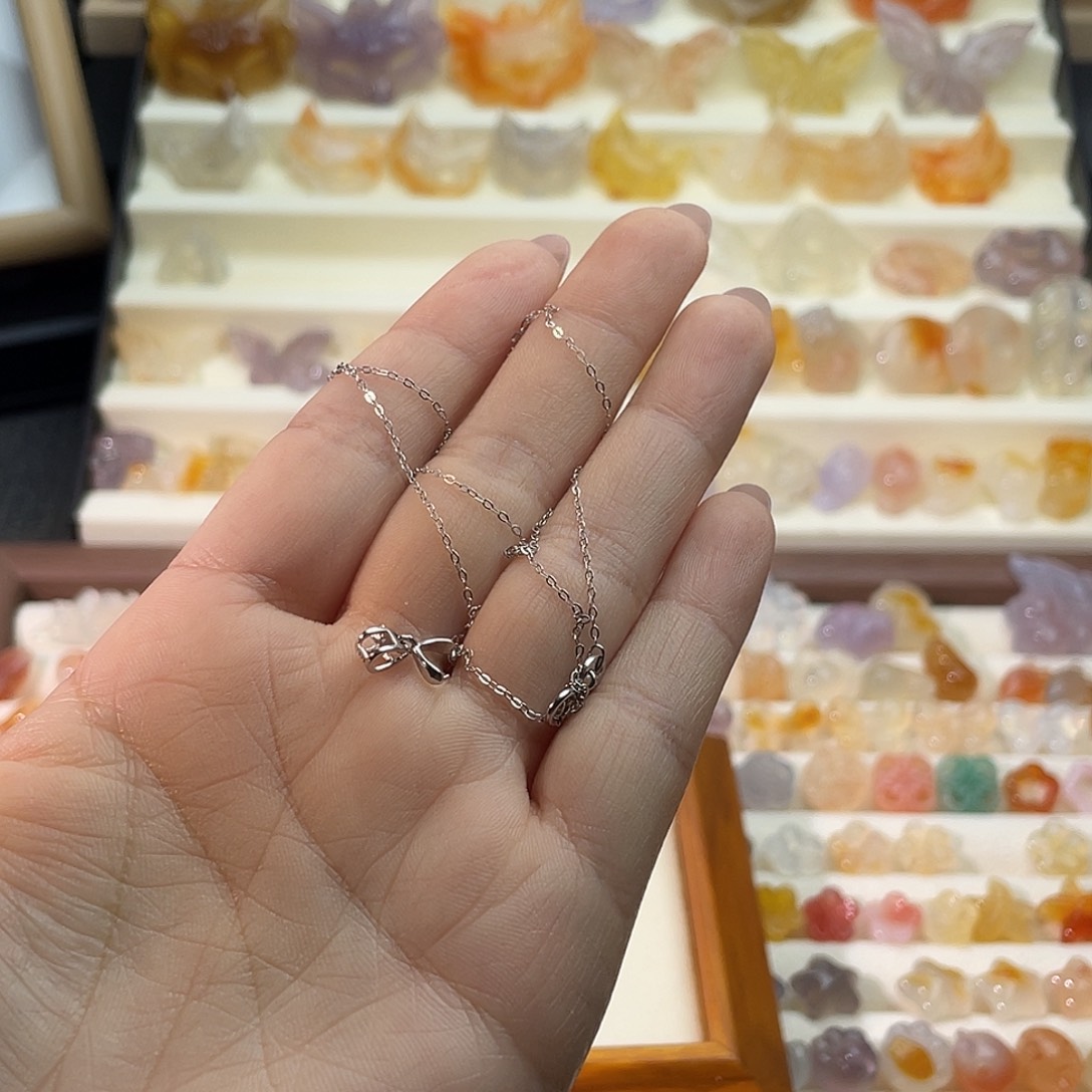 醉***微玛瑙/玉髓未镶嵌颈饰