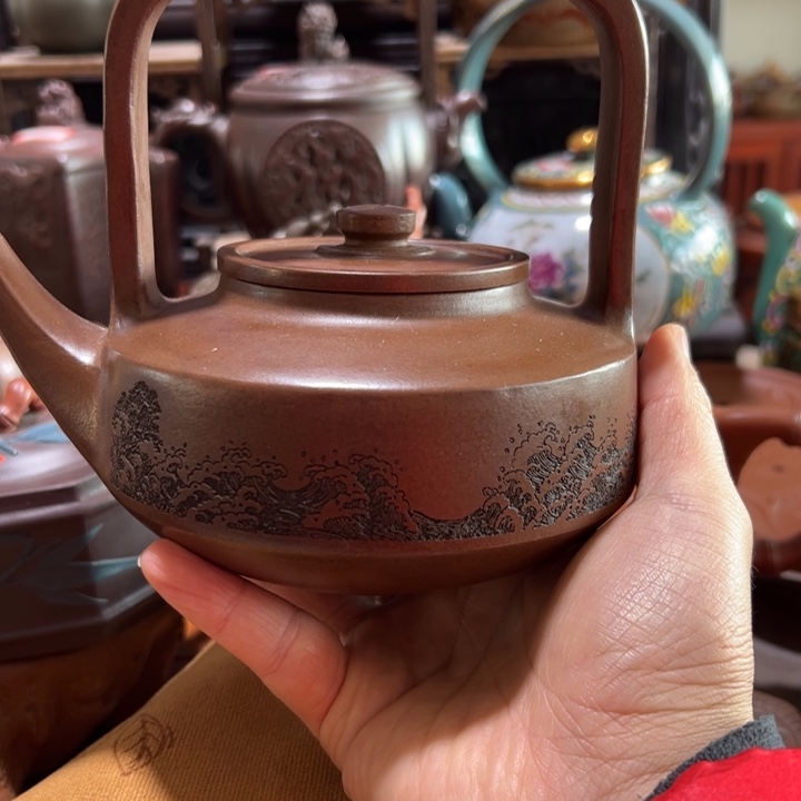 紫砂茶壶紫砂壶收藏起来了？