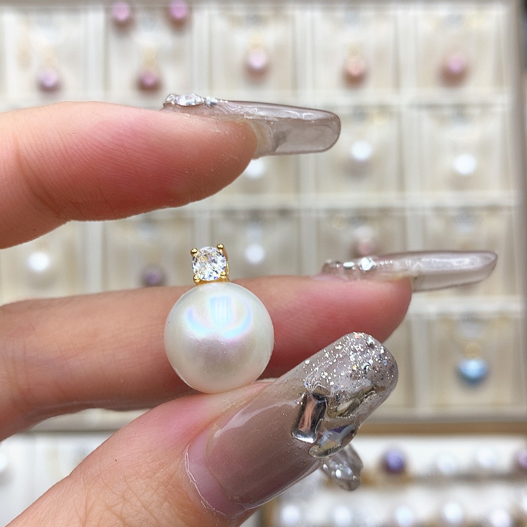 淡水珍珠合金颈饰