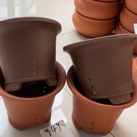 粗陶红陶花盆949
