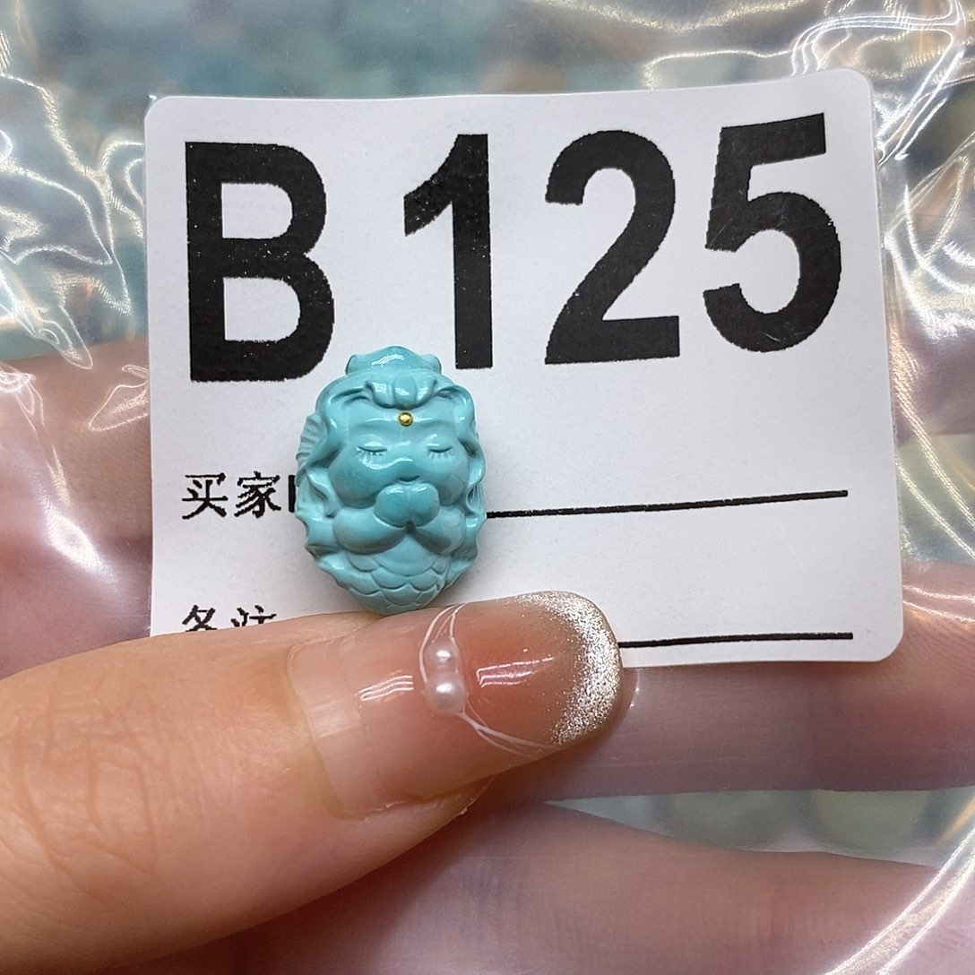 绿松石未镶嵌绿松石配饰定制