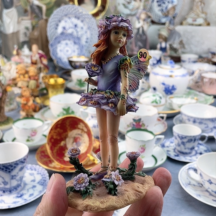 中古欧瓷瓷器小房子