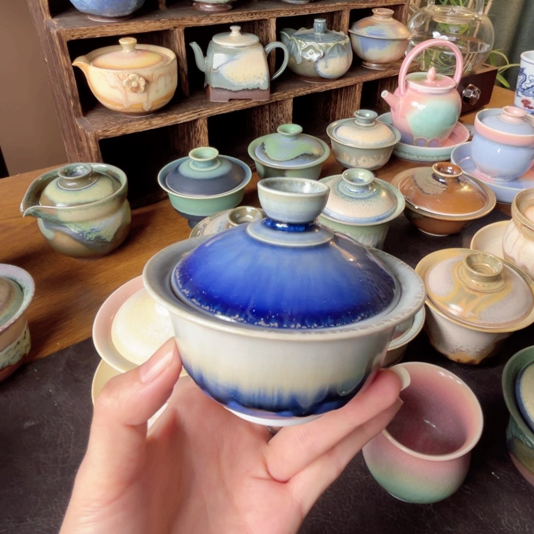 杯青現纯手工柴烧茶器