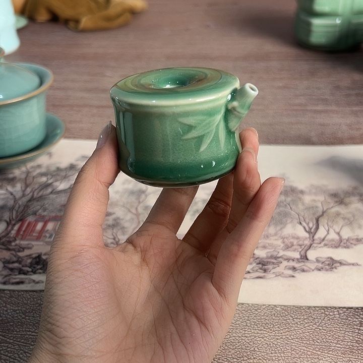小米茶器龙泉青瓷