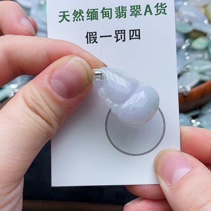 翡翠未镶嵌颈饰543