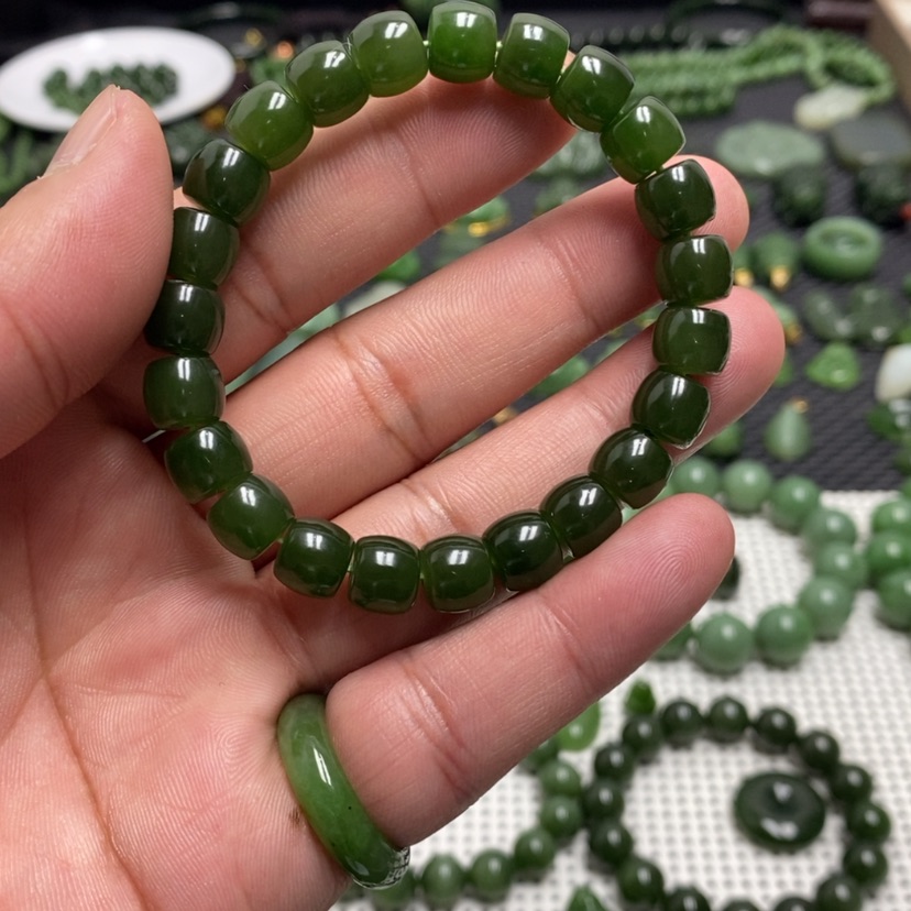 【闪购商品】和田玉（碧玉）手链未镶嵌L*