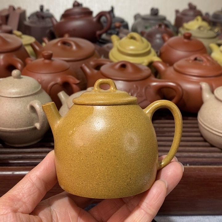 紫砂茶壶微瑕处理一把