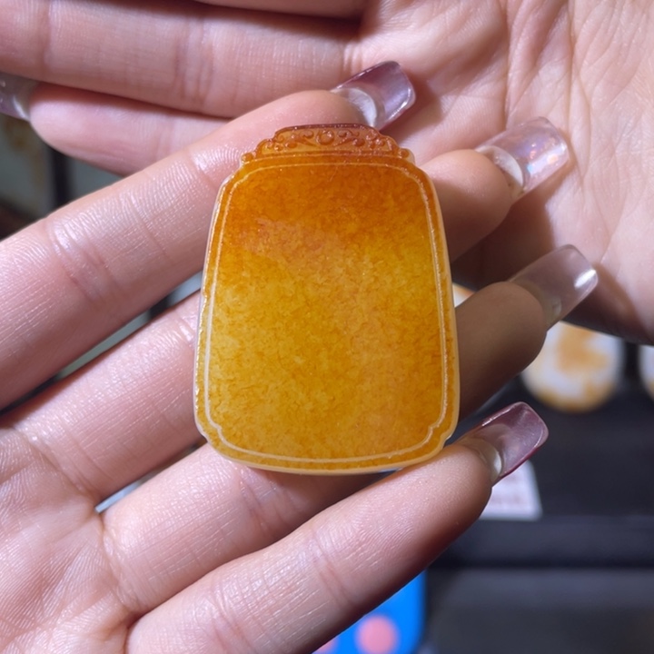 和田玉挂件未镶嵌上**客