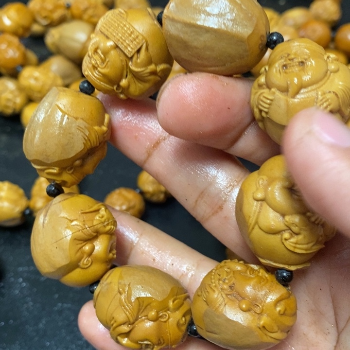 橄榄核手串/手链橄榄微瑕2.4包衣财神