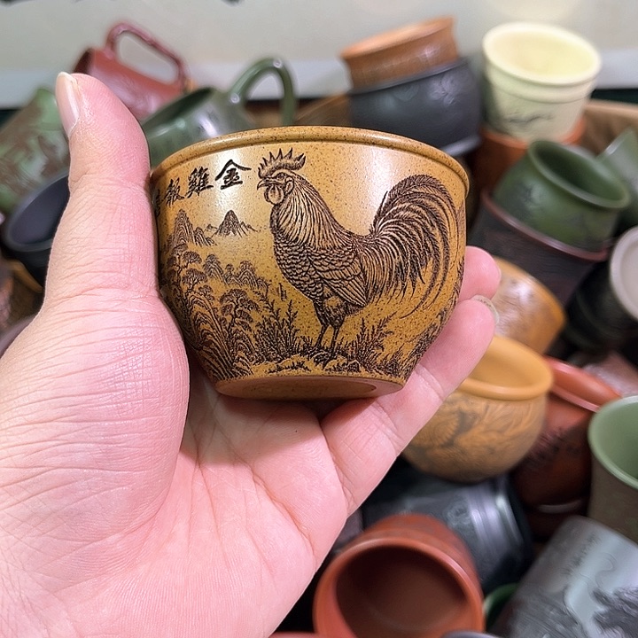 茶杯紫砂全手工紫砂主任杯