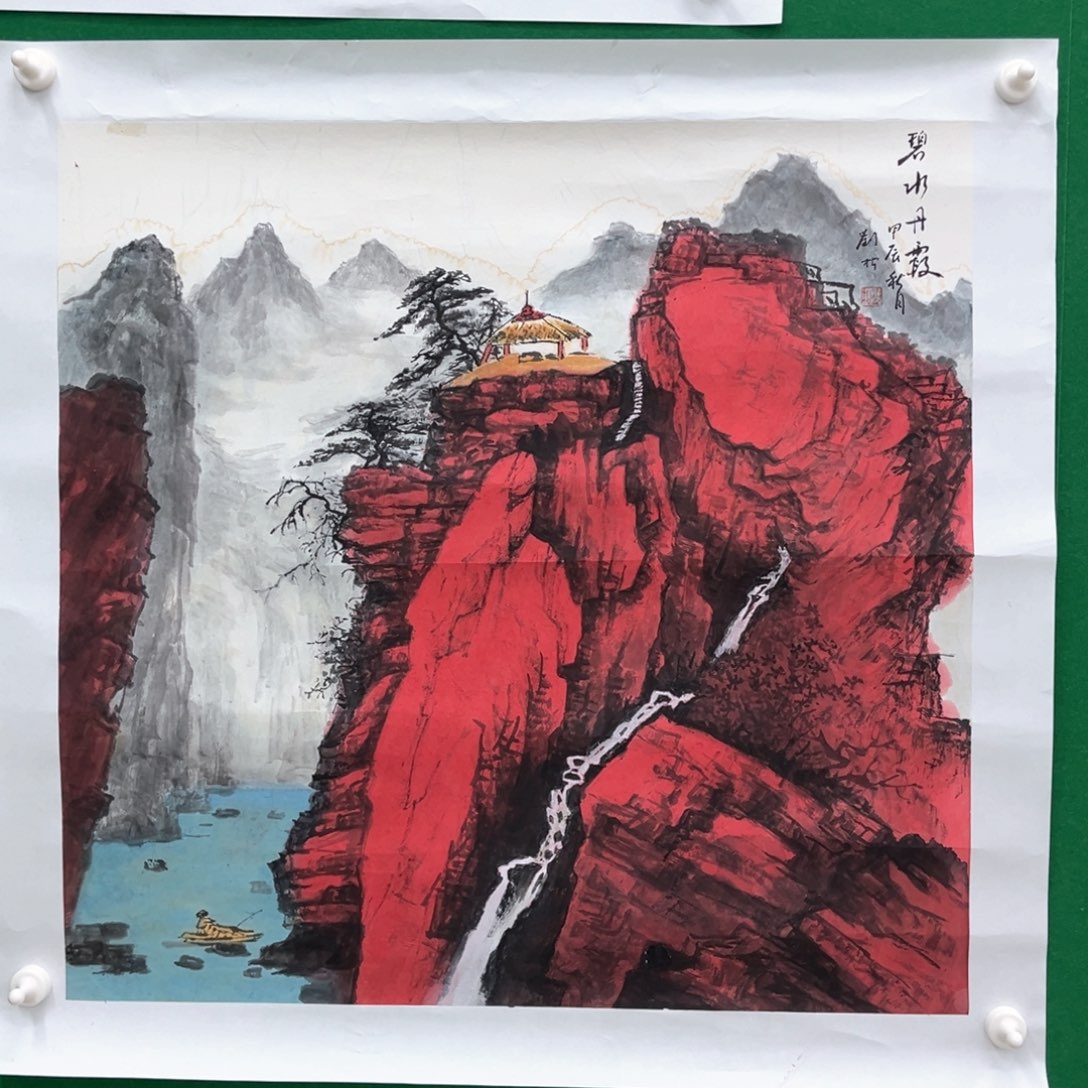 国画刘老师作品绘画68:68