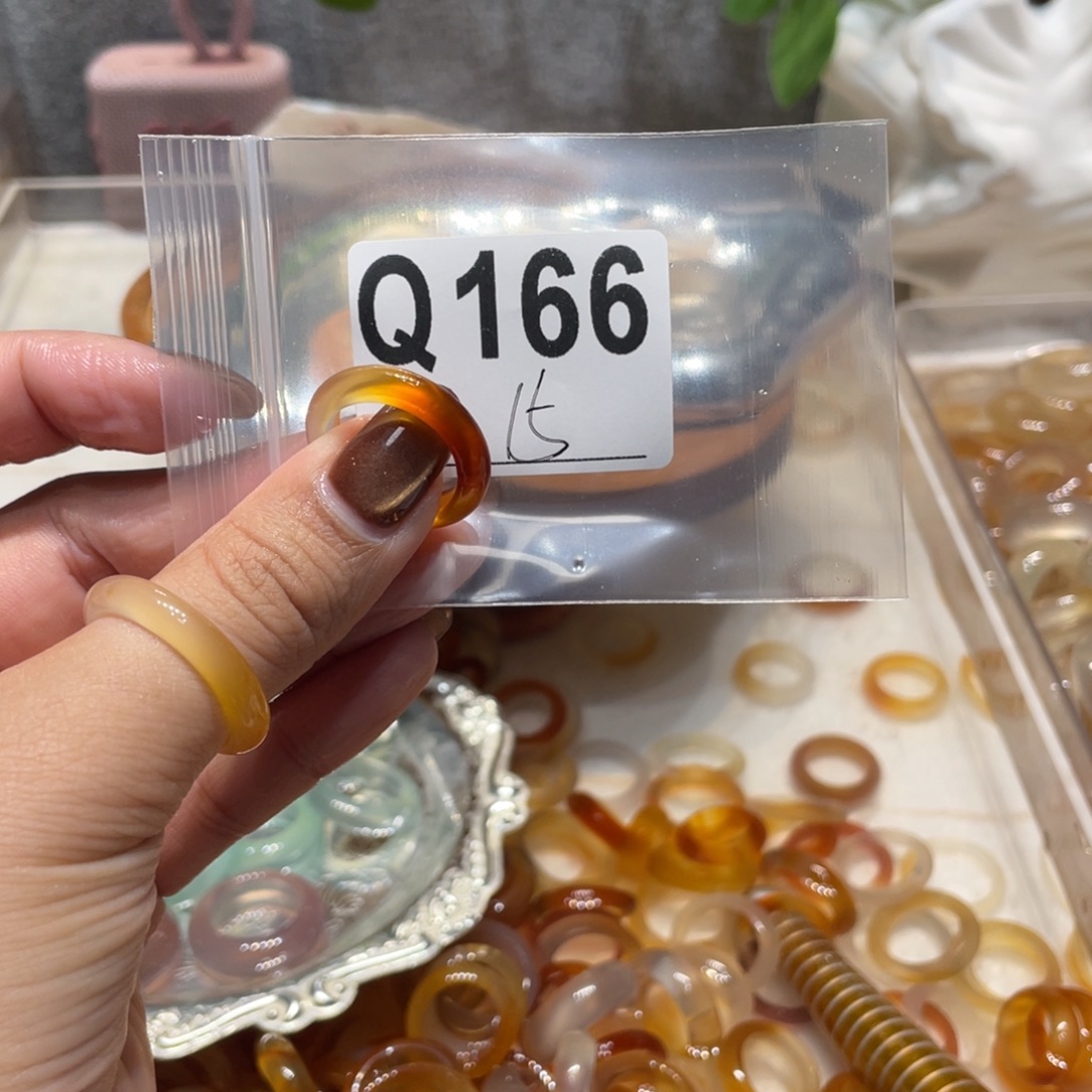 玛瑙/玉髓未镶嵌戒指166