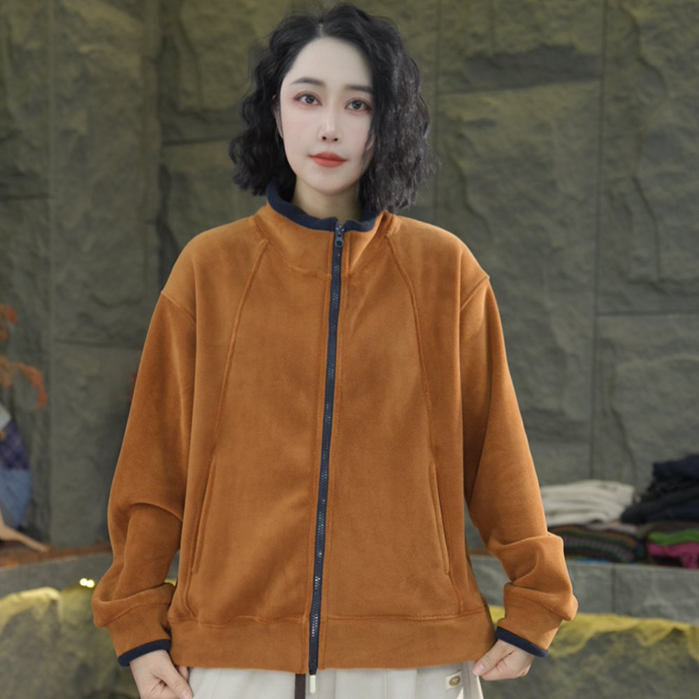 P53 冬季外套女款防风外套连帽加厚时尚保暖宽松休闲百搭外套