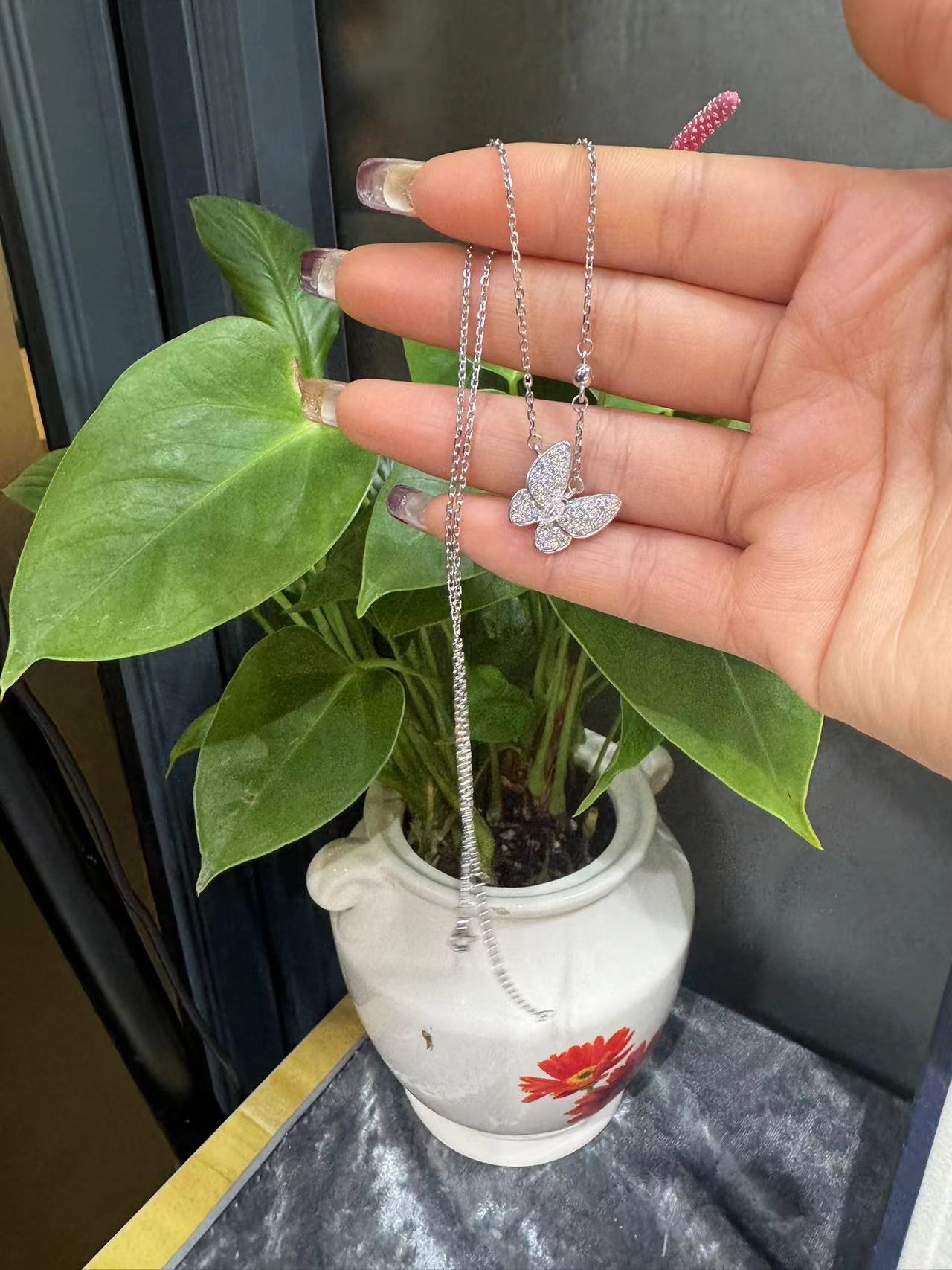 铂金Pt950项链    7.37克