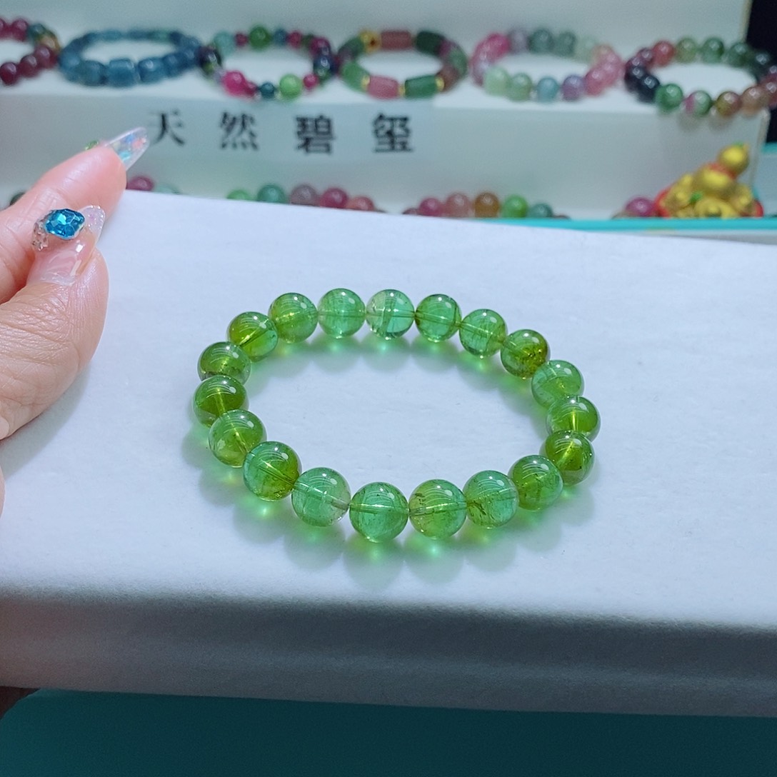 碧玺手链未镶嵌10mm左右