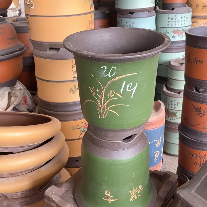 紫砂花盆紫砂花盆