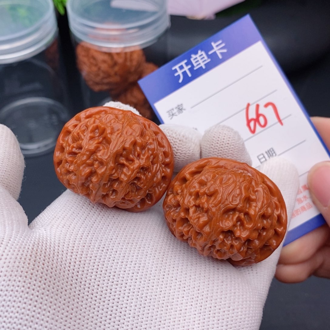 文玩核桃把件41宫灯667