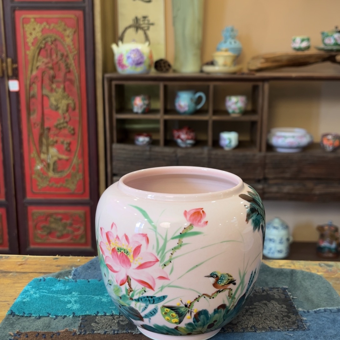 柴烧手工手绘陶瓷