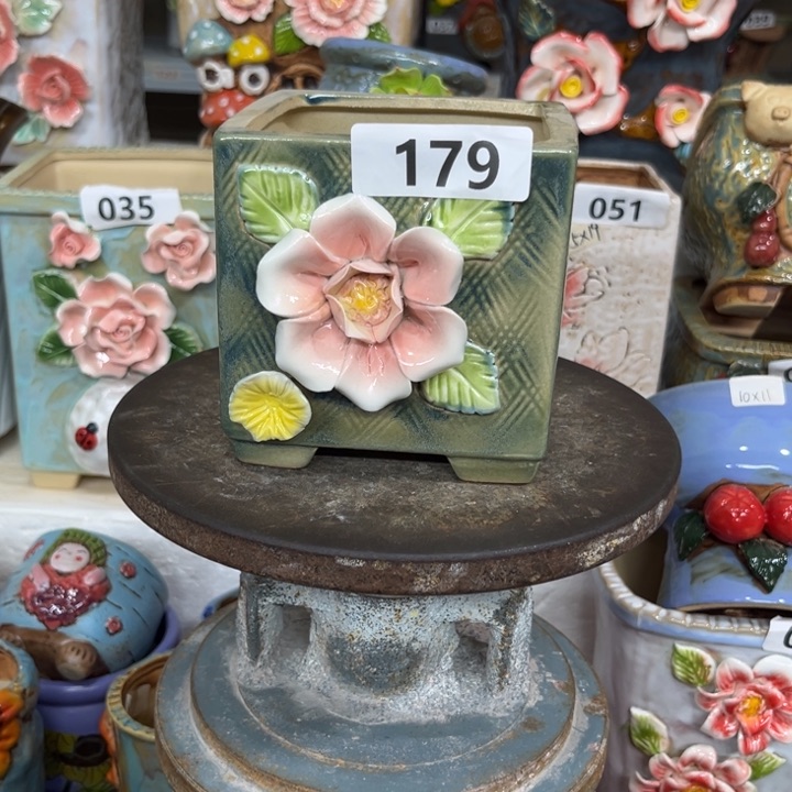 紫砂花盆粗陶材质多肉花盆