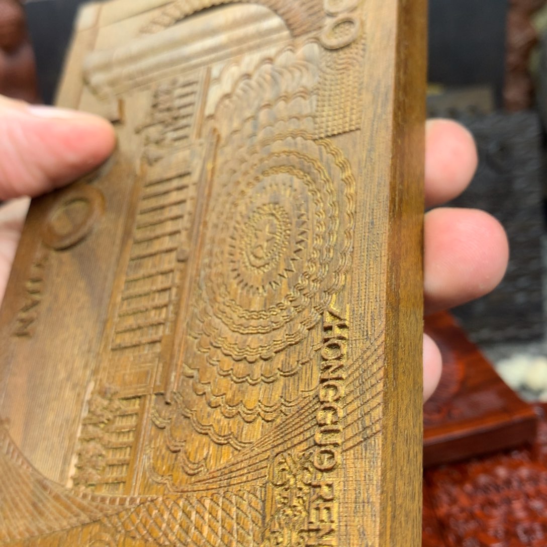 木木雕新版加厚香木48