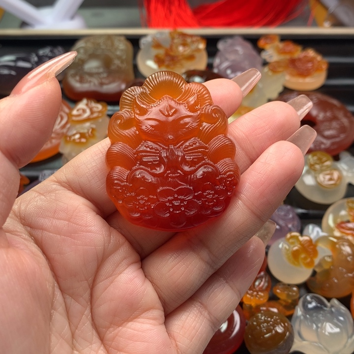 玛瑙/玉髓颈饰未镶嵌꧁****꧂