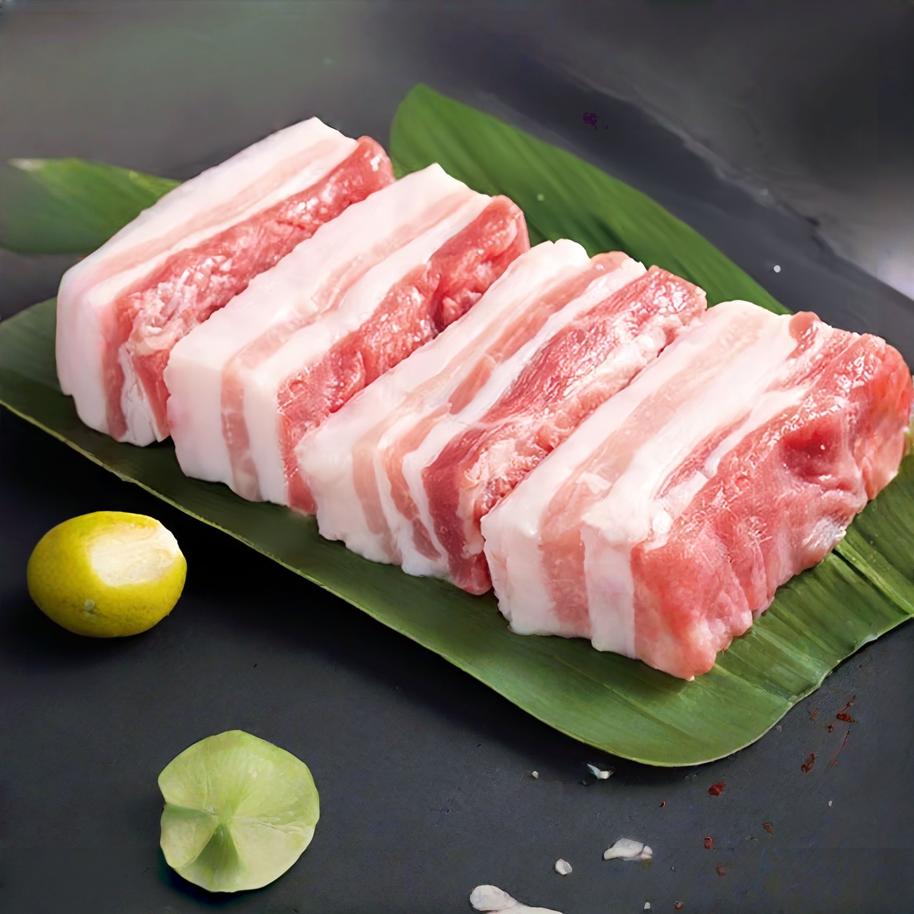 顺丰包邮 五花肉  一物一拍 新鲜现杀农家跑山猪肉