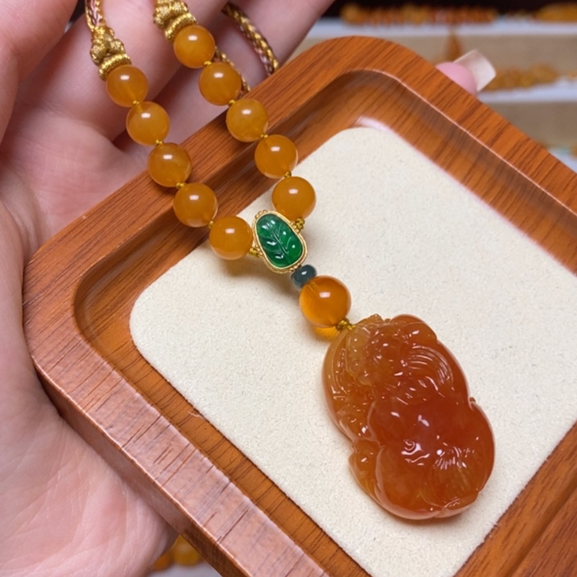 【闪购商品】未镶嵌颈饰蜜蜡项链