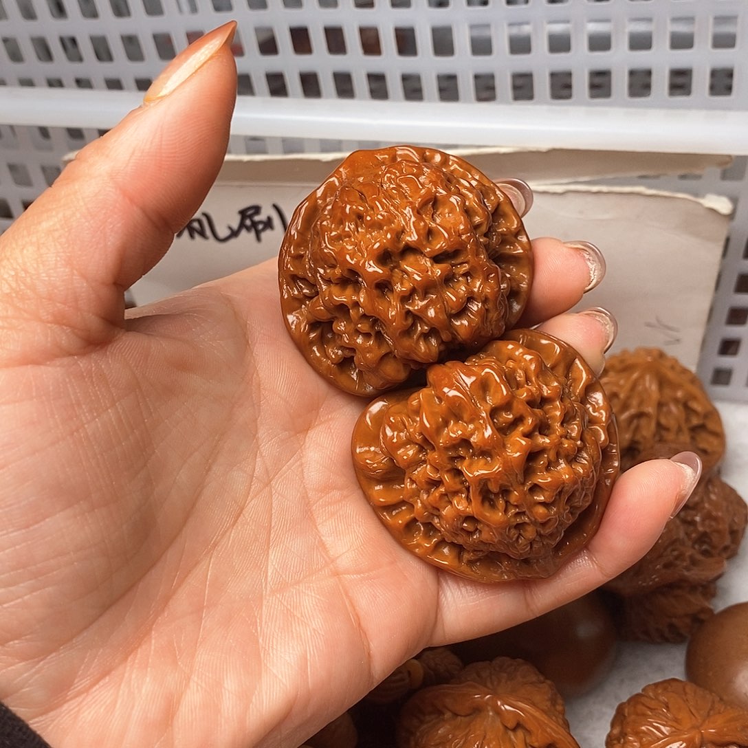 吊坠文玩核桃培官帽