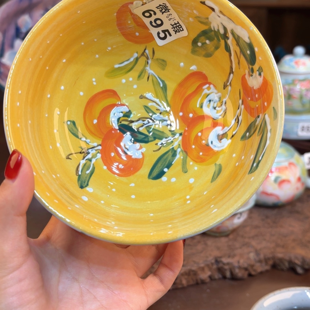 景德镇手绘高温釉下彩陶瓷茶具