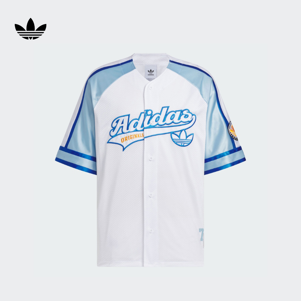 adidas/阿迪达斯三叶草夏日户外穿搭短袖开衫JN0768