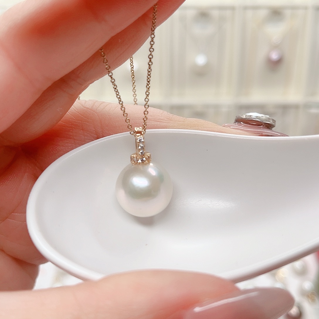 银S925镶嵌吊坠(赠链)淡水珍珠