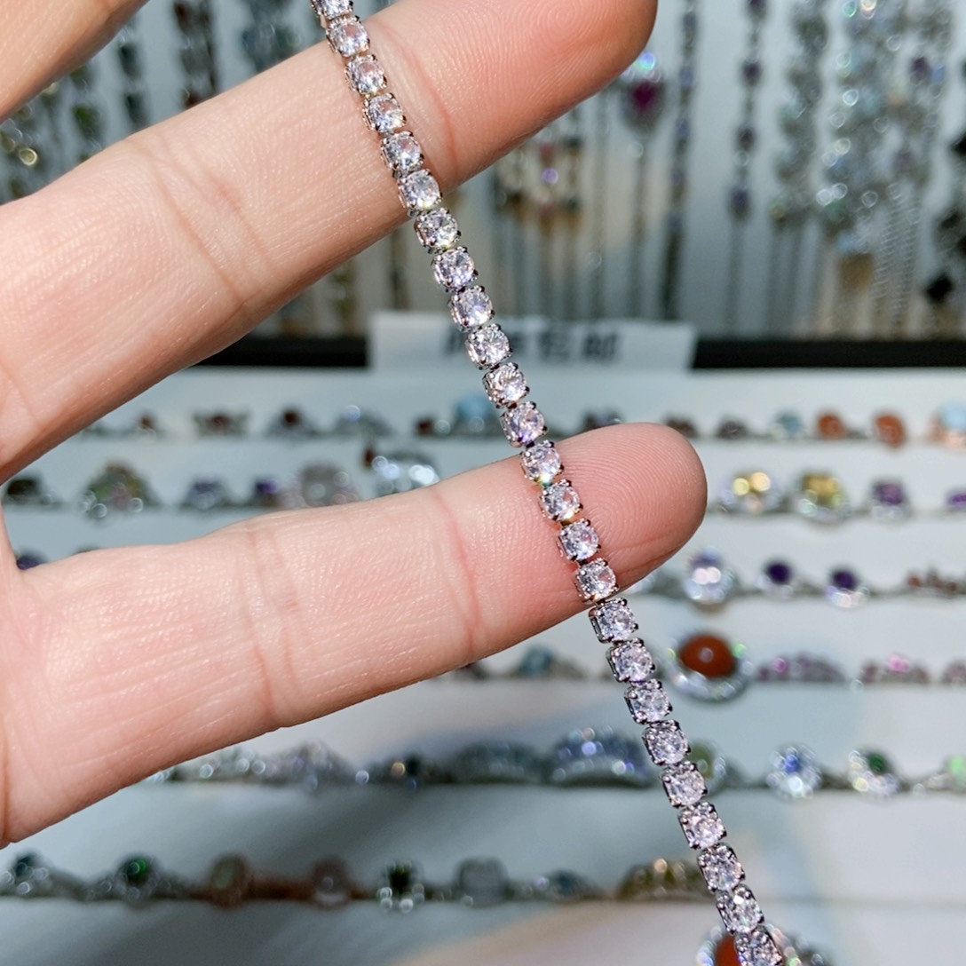 绿水晶戒指银S925镶嵌