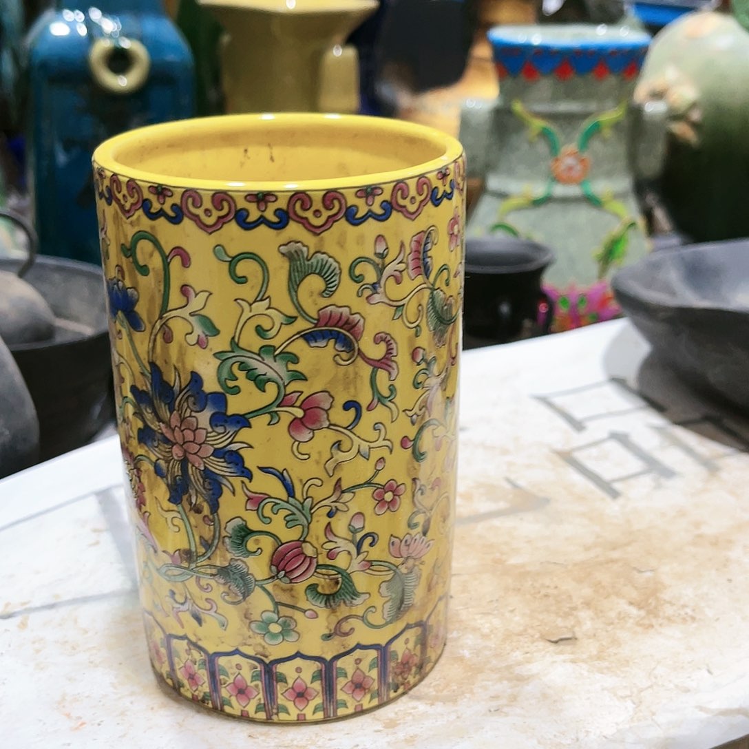 瓦当摆件摆件茶的茶桌陶瓷山**兴